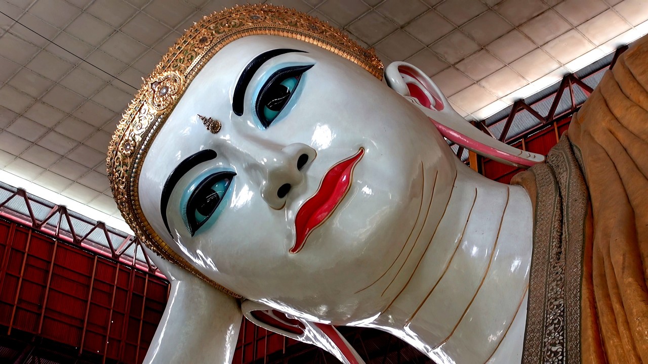 002 Birmanie, Yangon La Pagode du Bouddha Chaukhtatgyi