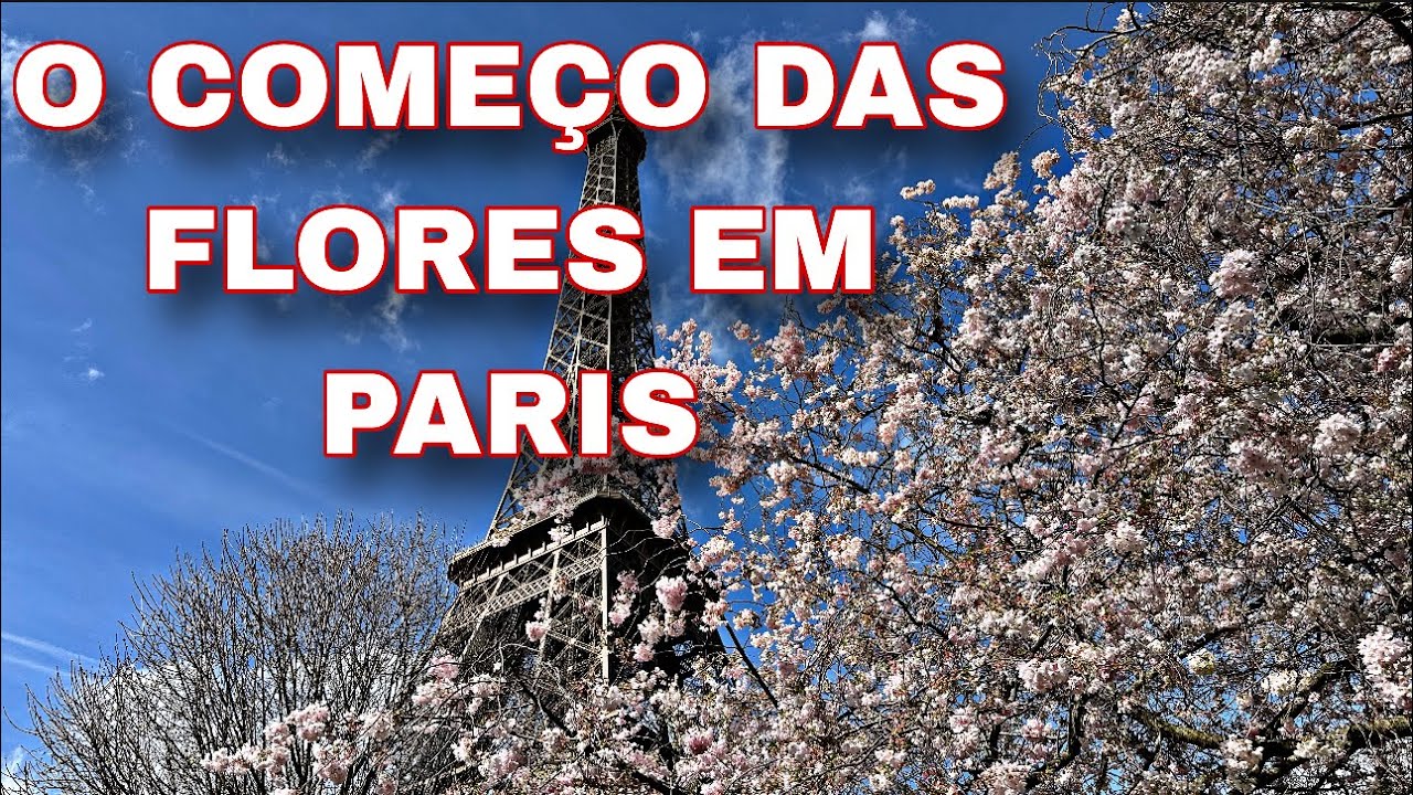 O COMEÇO DAS FLORES EM PARIS 🌸