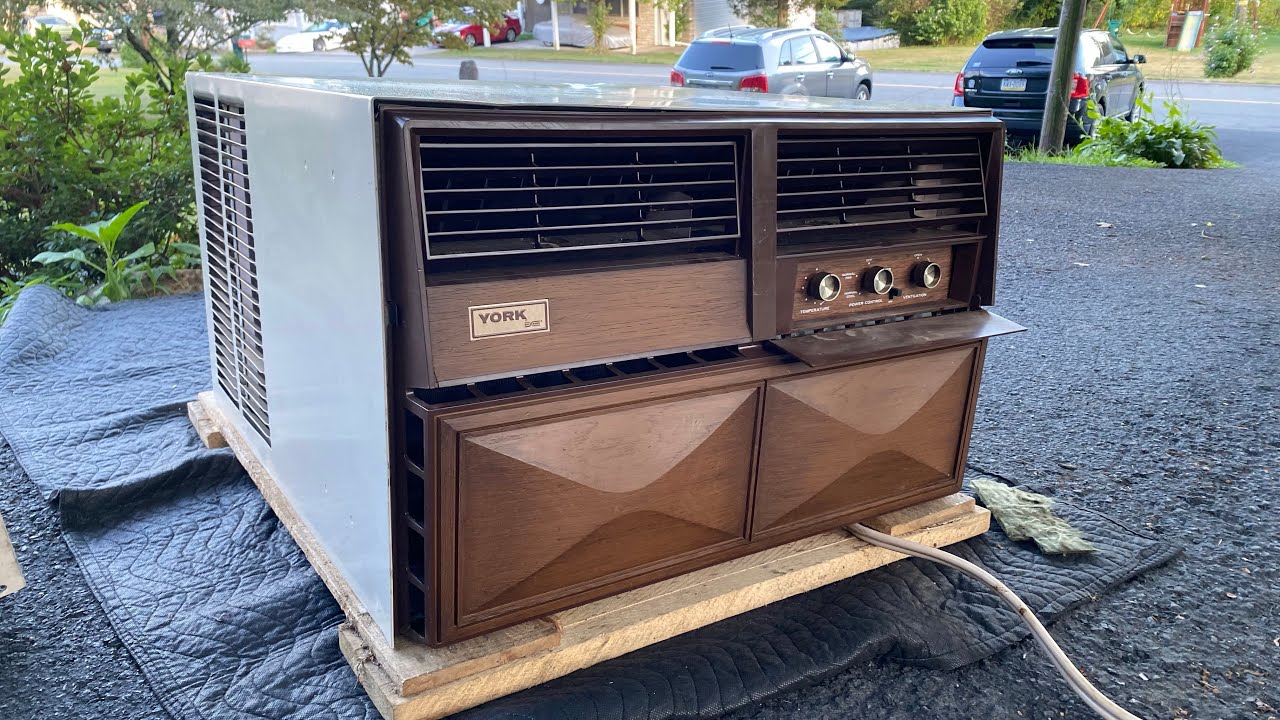 NOS 24,000 BTU York Air Conditioner from 1978! Start-Up!