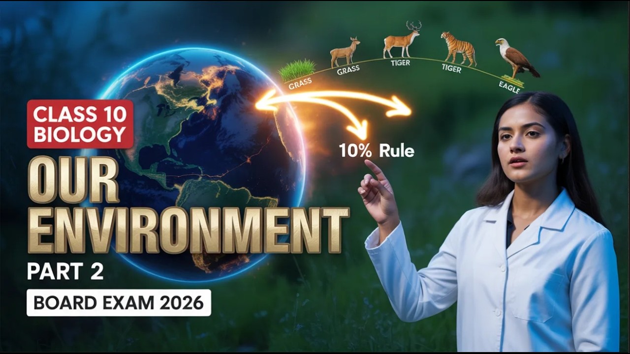 Our Environment Part 2 | Class 10 Biology Full Chapter | Board Exam One Shot