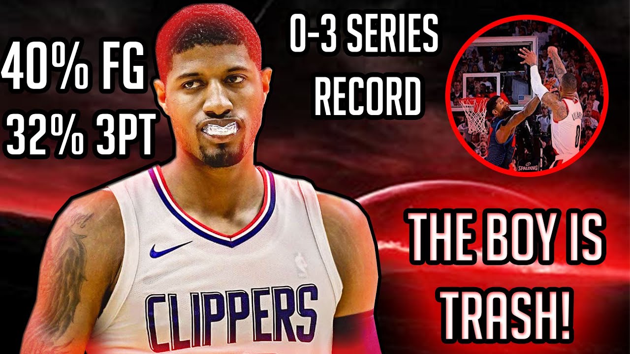 Playoff P Paul George is TRASH!!!! This guy STINKS!!