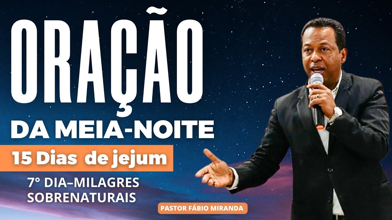 ORAÇÃO DA MEIA-NOITE | Deus vai virar essa situação enquanto você ora. Pastor Fábio Miranda.