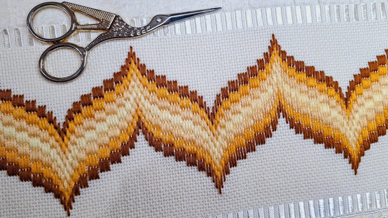 #68 Bargello para iniciantes passo a passo