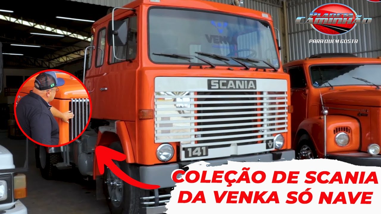 Conheça a linda coleção de Scania da Venka Diesel