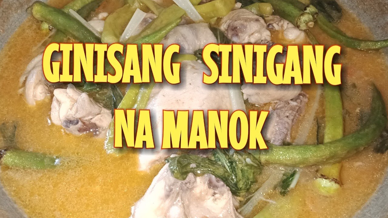 GINISANG SINIGANG NA MANOK RECIPE l Easy and Simple