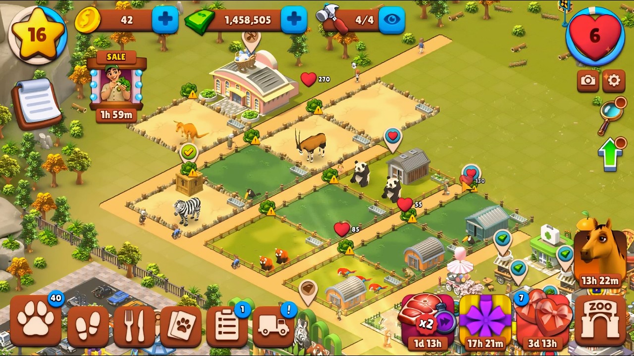 Zoo Island #10 – Reached Level 16