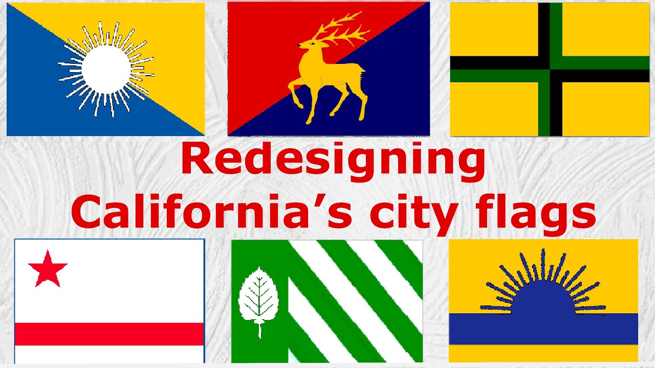 Redesigning American City Flags - California's City Flags