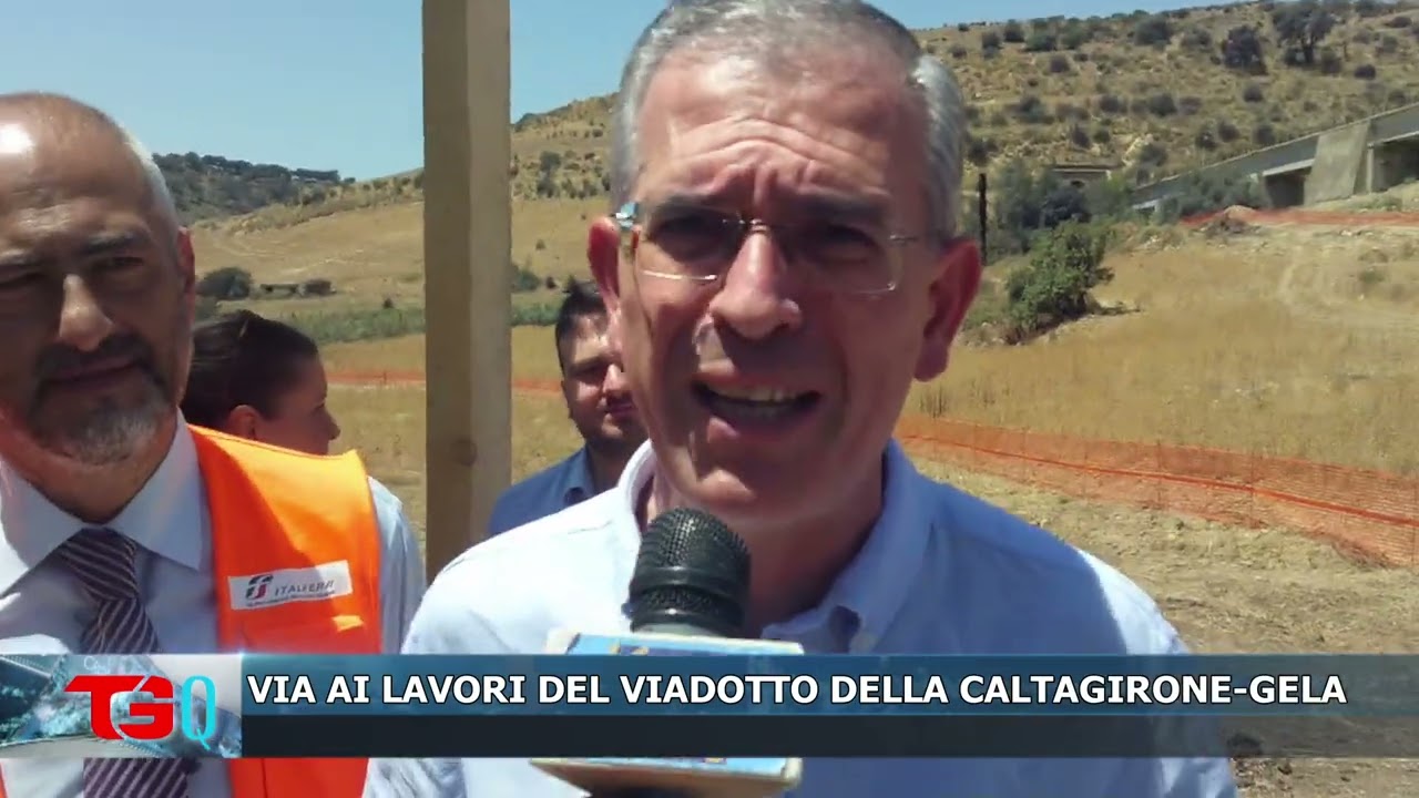 VIA AI LAVORI DEL VIADOTTO DELLA CALTAGIRONE -GELA