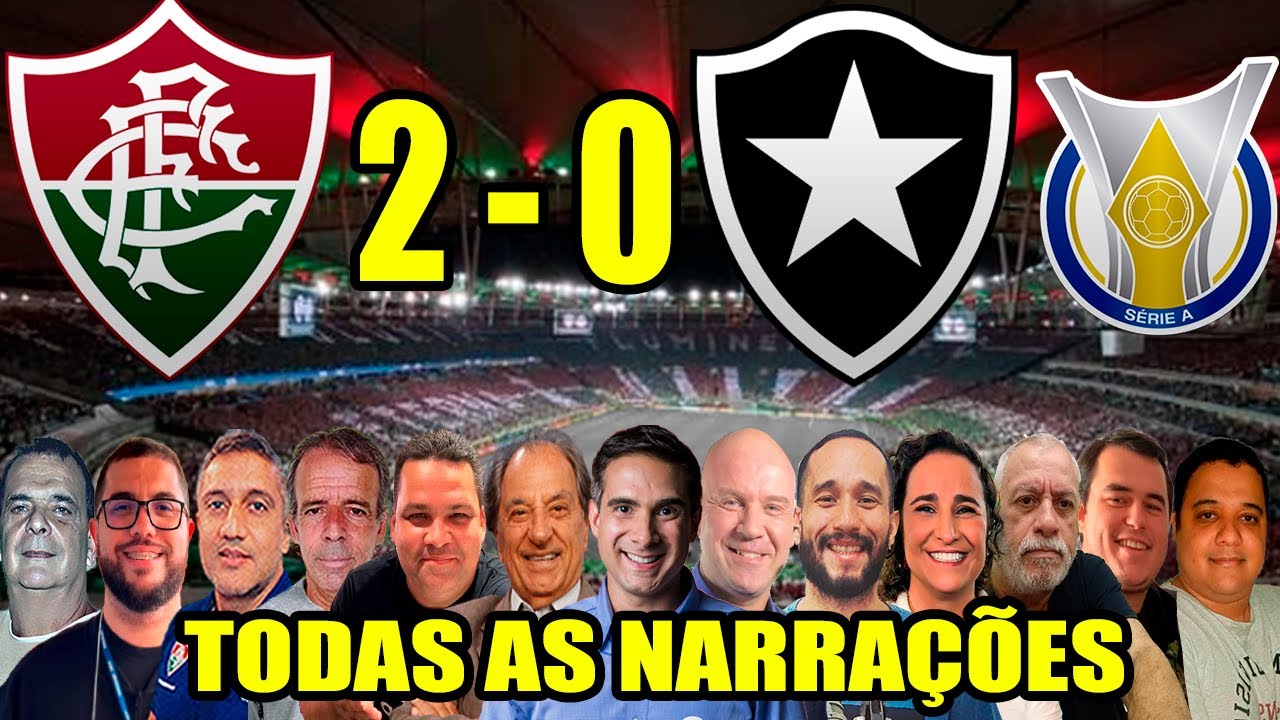 Todas as narrações - Fluminense 2 x 0 Botafogo | Brasileirão 2025
