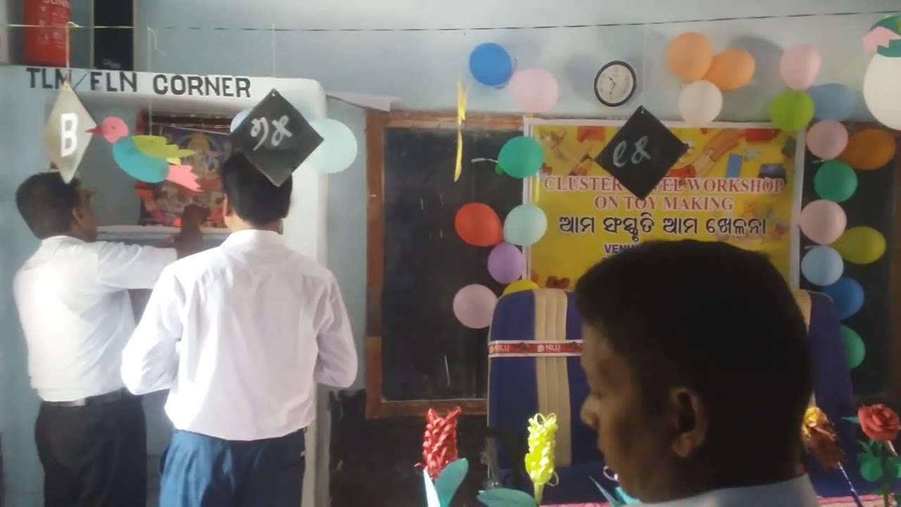 cluster level workshop on toy making.hindula,purushotampur, ganjam.2023