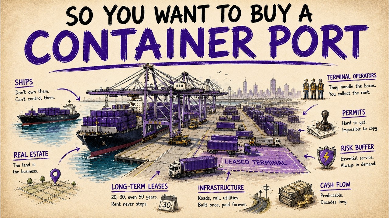 The Economics of Owning a Container Port