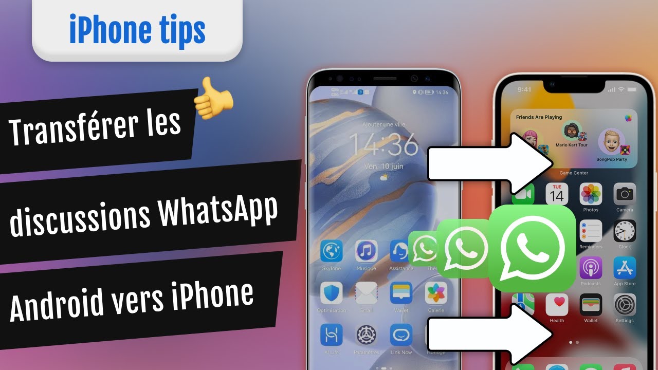 Comment transférer les messages WhatsApp Android vers iPhone | iPhone 16/16 pro et d'autres modèles