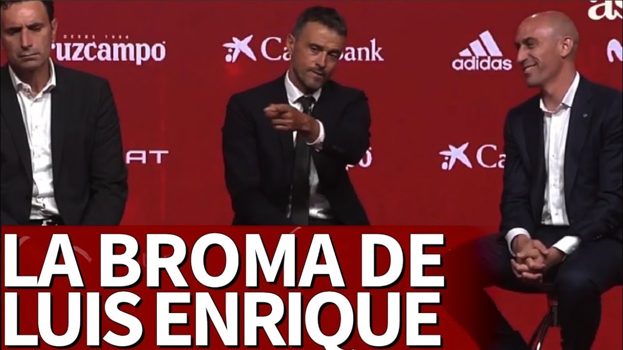 La broma de Luis Enrique a un periodista: 