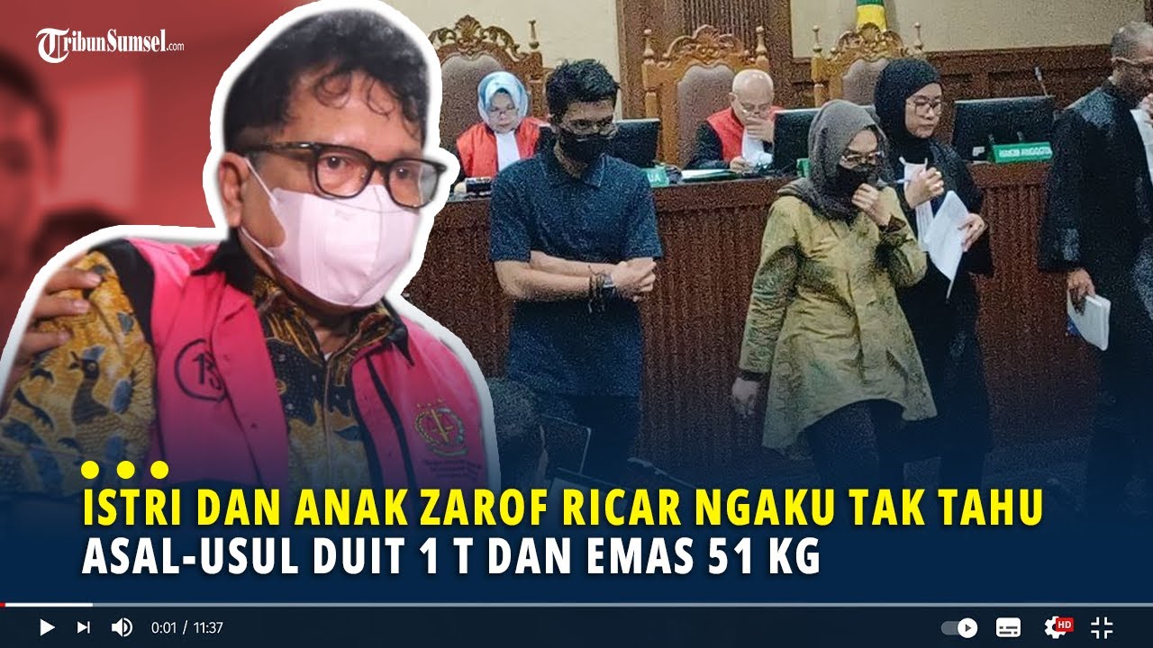 Istri dan Anak Zarof Ricar Ngaku Tak Tahu Asal-usul Duit 1 T dan Emas 51 Kg