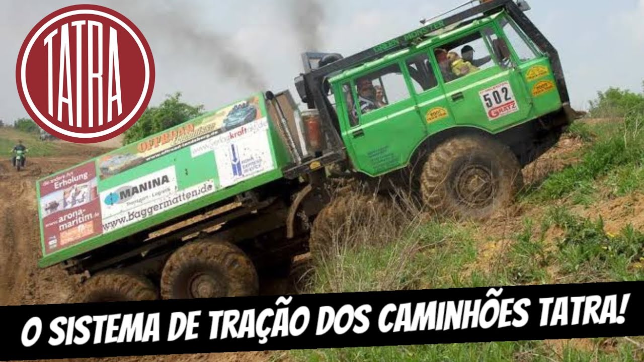 O SISTEMA DE TRAÇÃO DOS CAMINHÕES TATRA!
