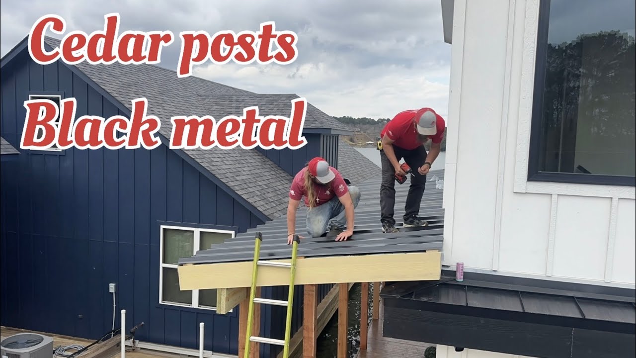 Black Metal and Cedar Posts! - Lake Jacksonville