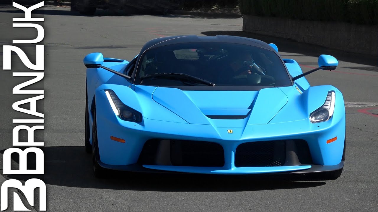 Matte Blue Ferrari LaFerrari
