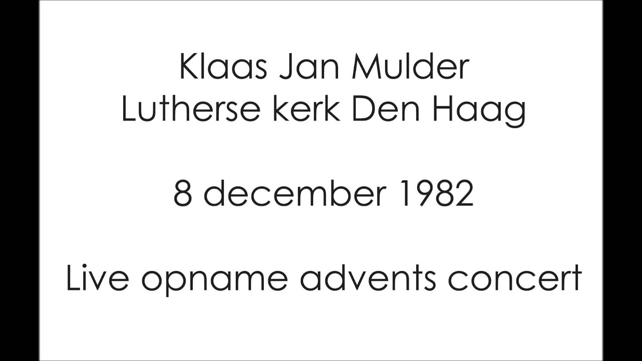 KJM Kerstfantasie Den Haag 1982