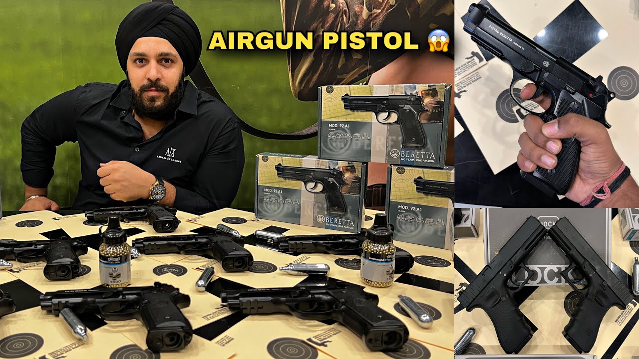 Beretta M92A1 CO2 BB Air Pistol / Blowback AIR GUN No License required#airgun #trending #shooting