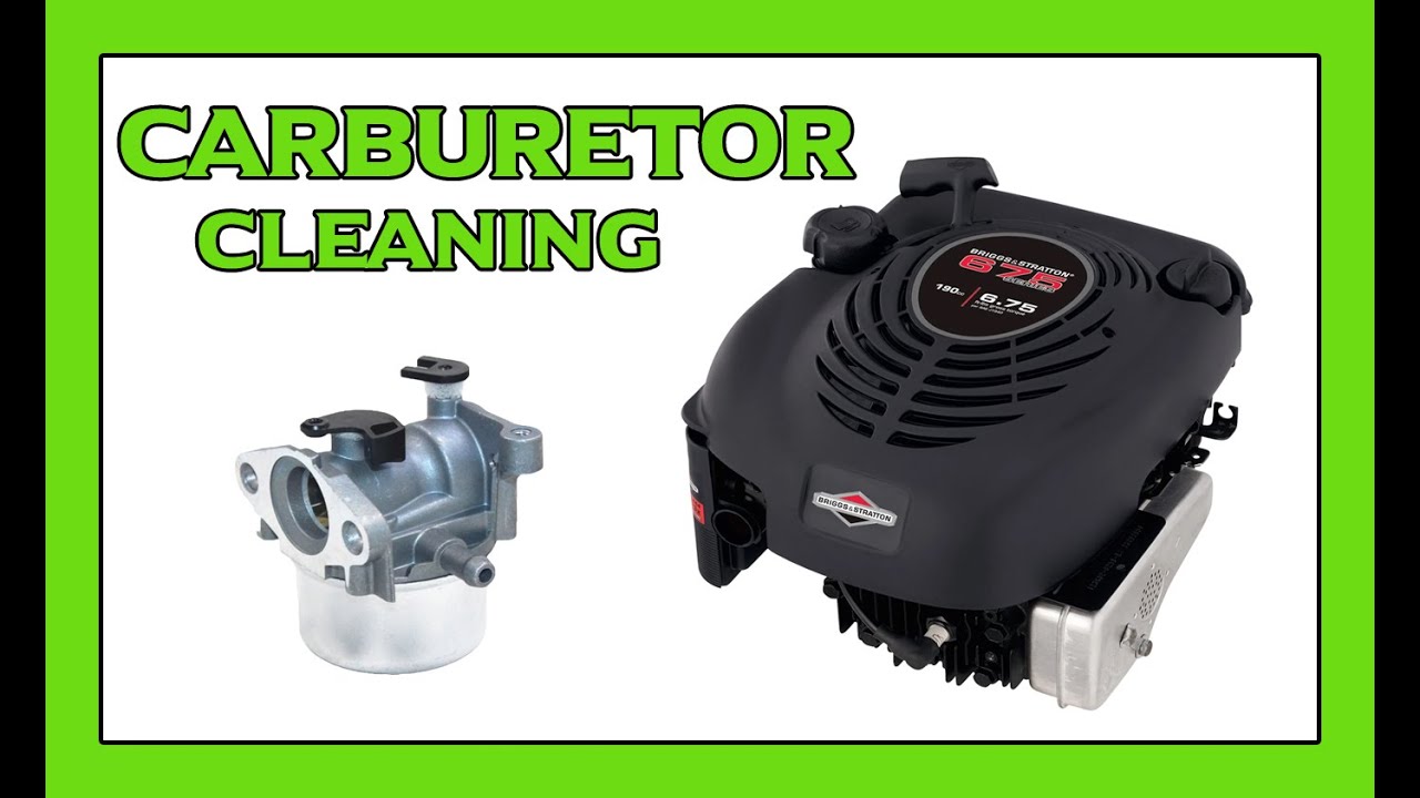 CLEANING A Briggs & Stratton Quantum Lawnmower Carburetor