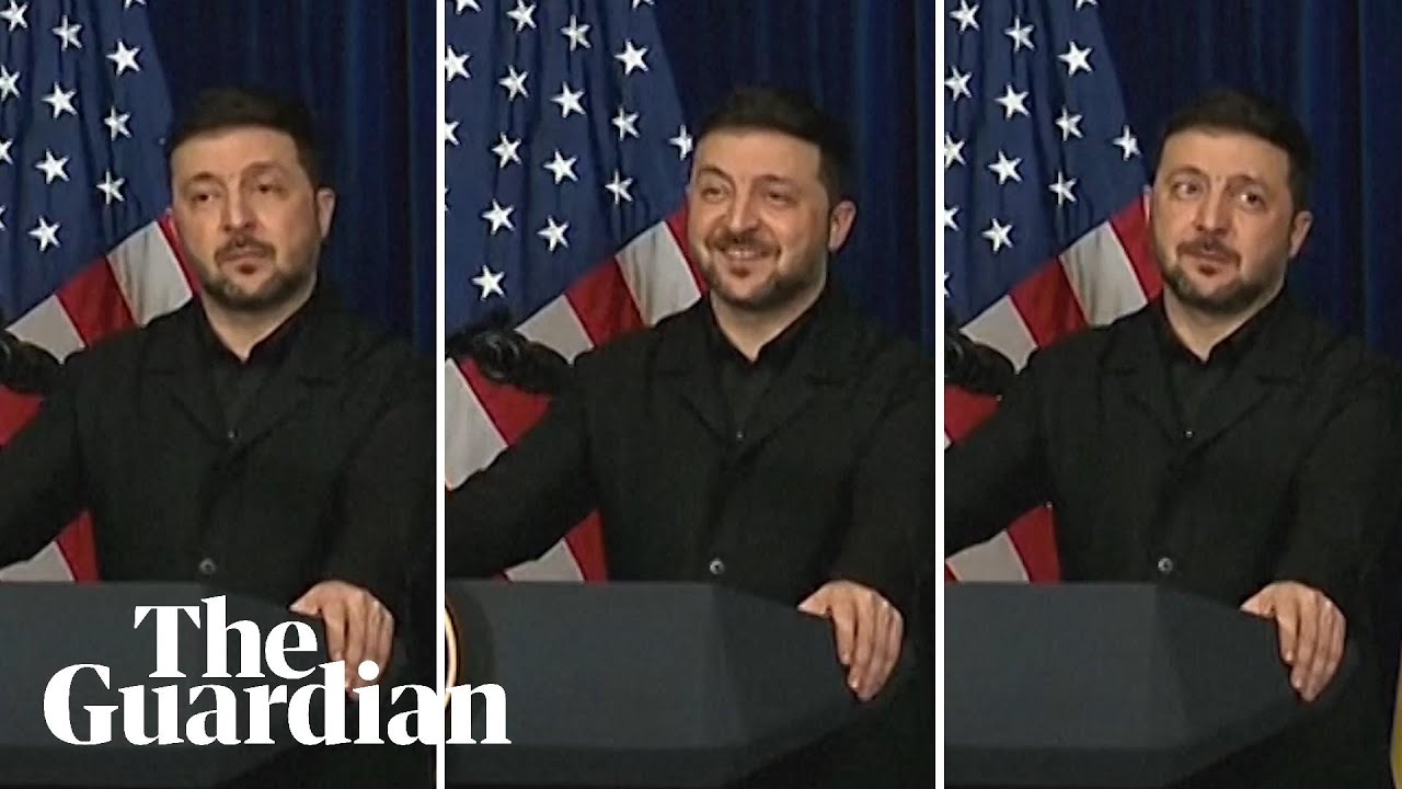 'Russia wants to see Ukraine succeed': watch Zelenskyy react to Trump's claim