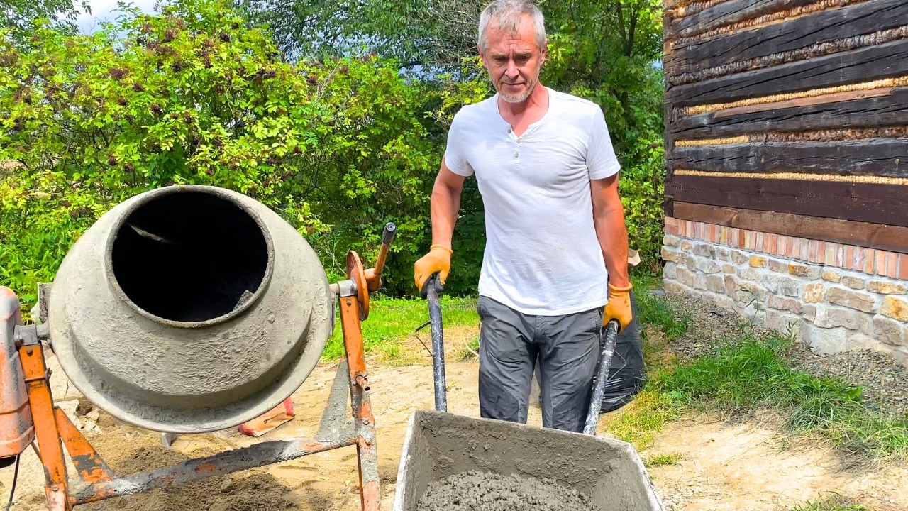 Betoniarka zaczyna się rozpadać... a przede mną największe betonowanie w domu