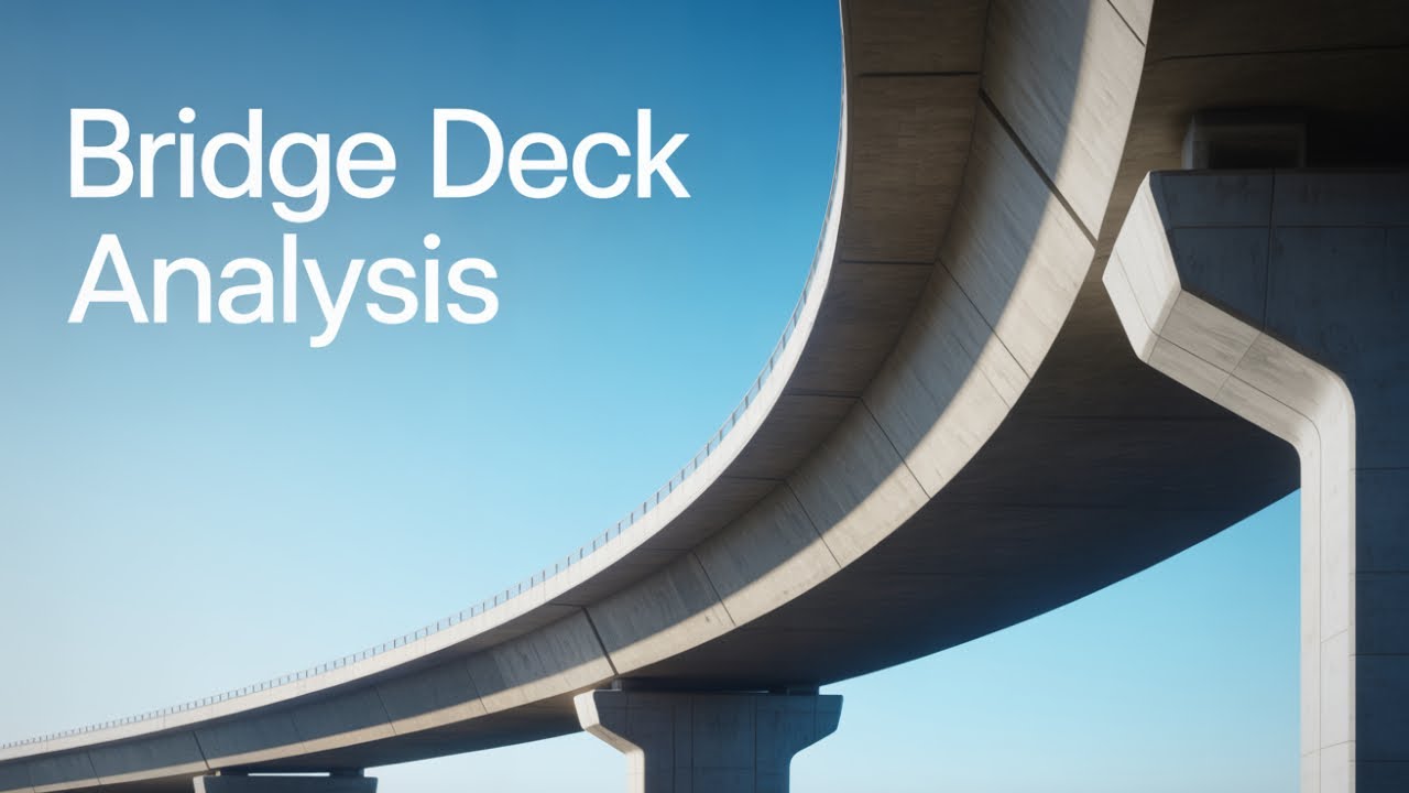 Dynamic Analysis of Curved Box Girder Deck Bridge  in Autodesk structural Bridge Design 2024