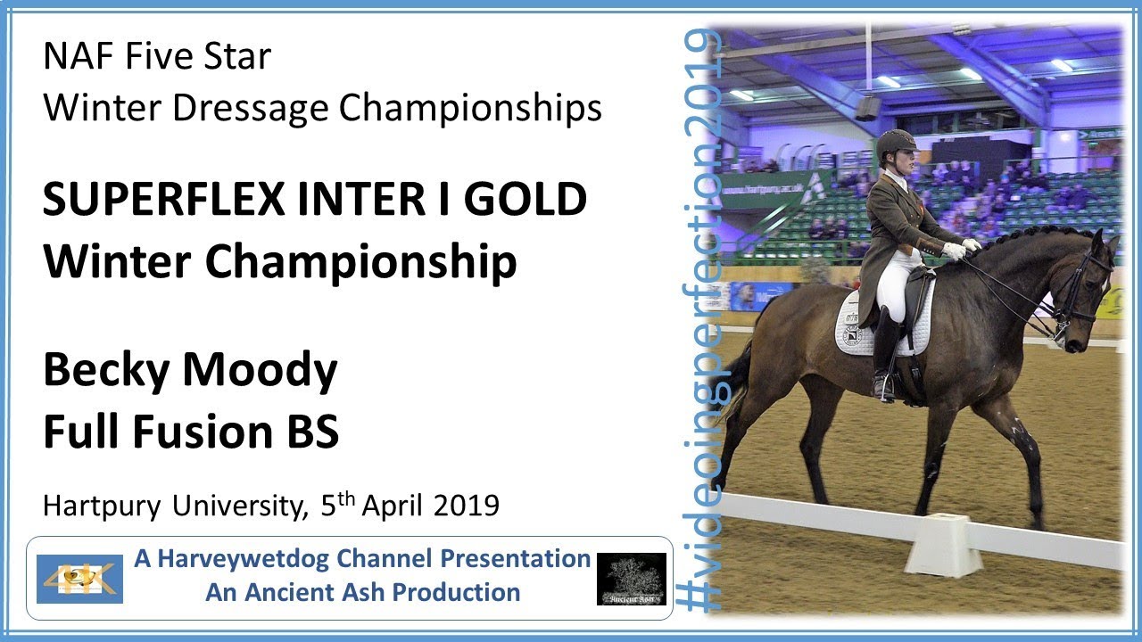 Winter Dressage Championships: Becky Moody and Full Fusion BS