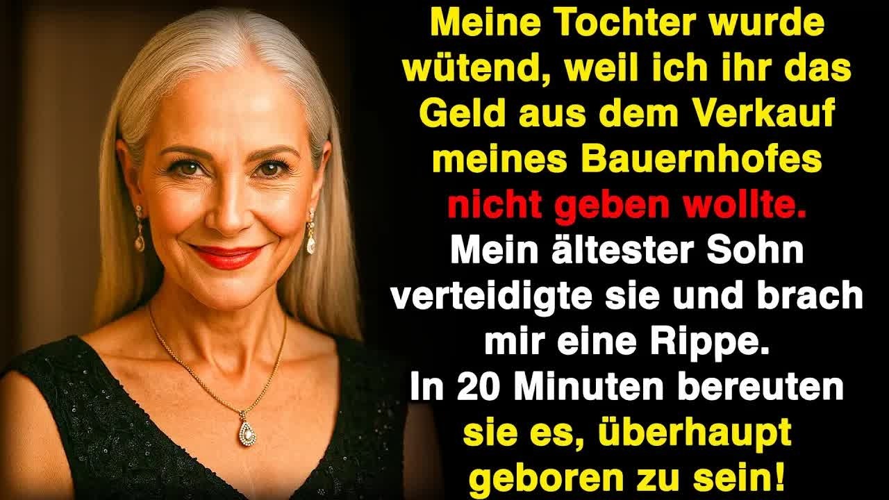 Ich gab meinen Kindern nicht das Geld vom Verkauf meines Bauernhofes, mein Sohn brach mir eine R