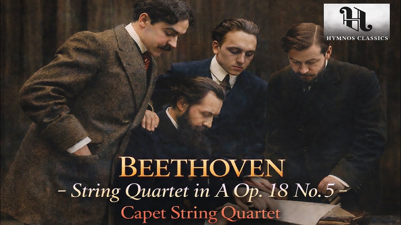 BEETHOVEN, Ludwig van: String Quartet in A, Op. 18 No. 5 - Capet String Quartet (1928)