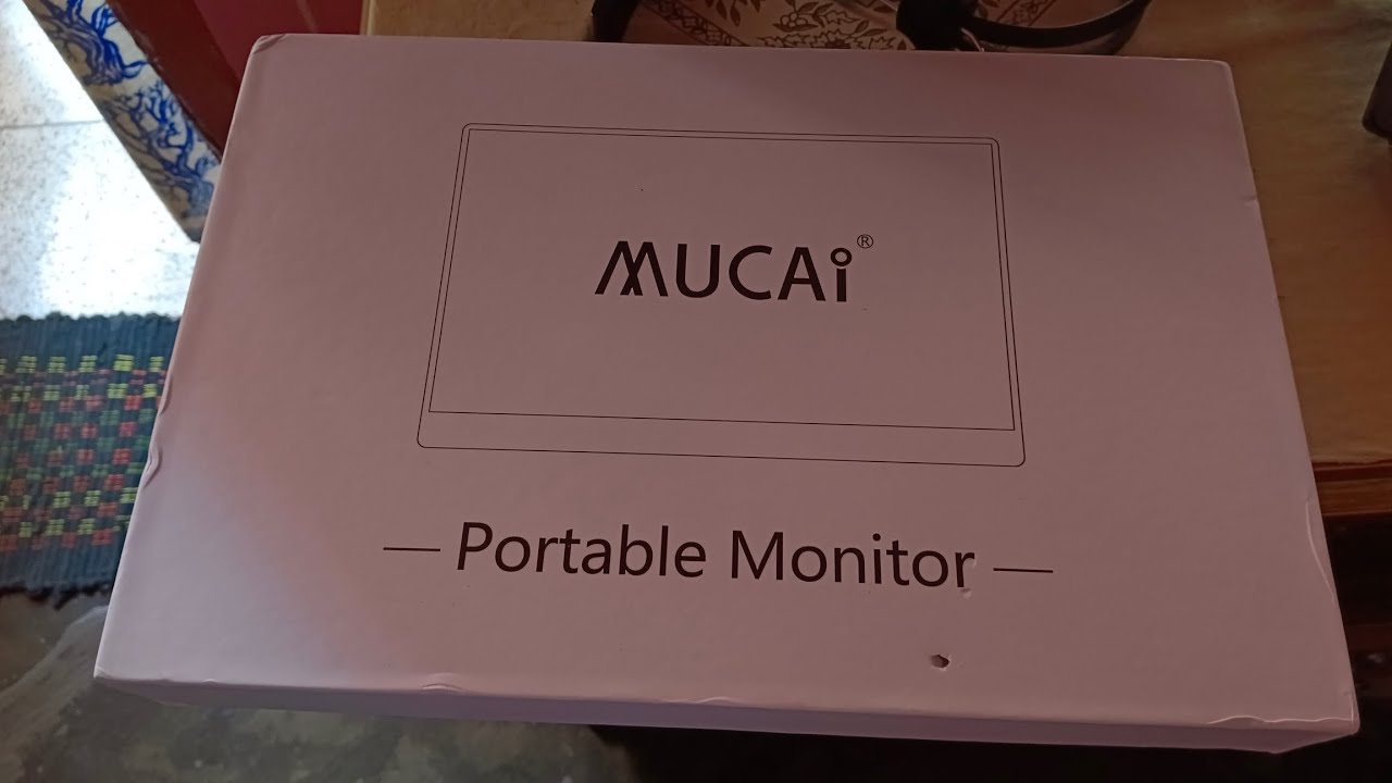 Mucai Portable Monitor Unboxing & Testing • MUCAI BX156 • Vesa Mount Supported Portable Monitor
