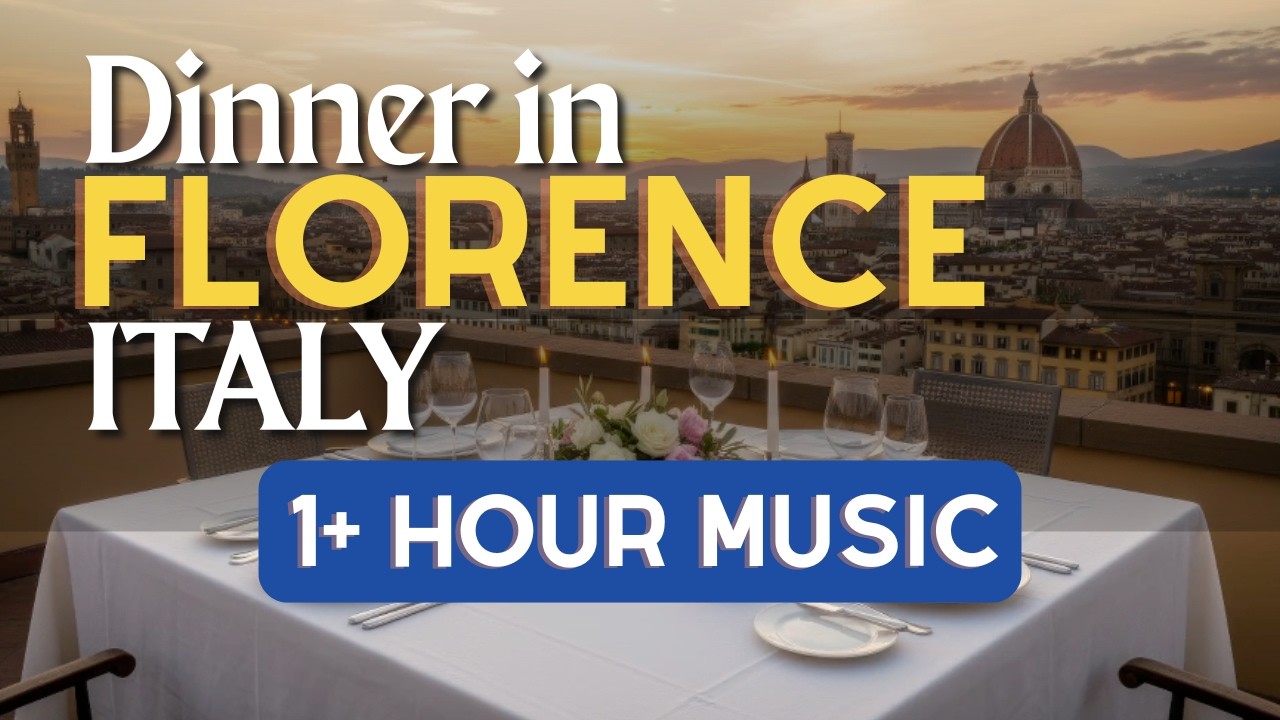 Dinner in Florence, Italy | Romantic Italian Restaurant Music (1 Hour)