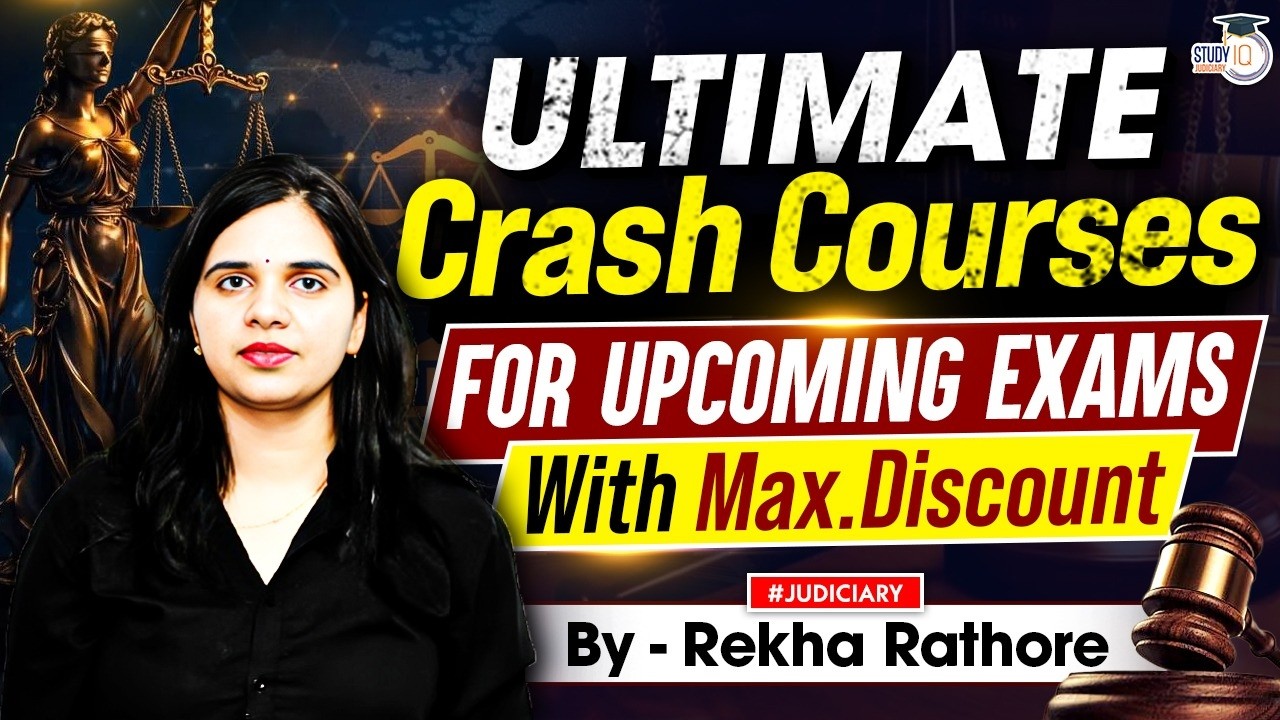 Big Discount on Ultimate Crash Courses for Judiciary & APO Aspirants | By Rekha Rathore