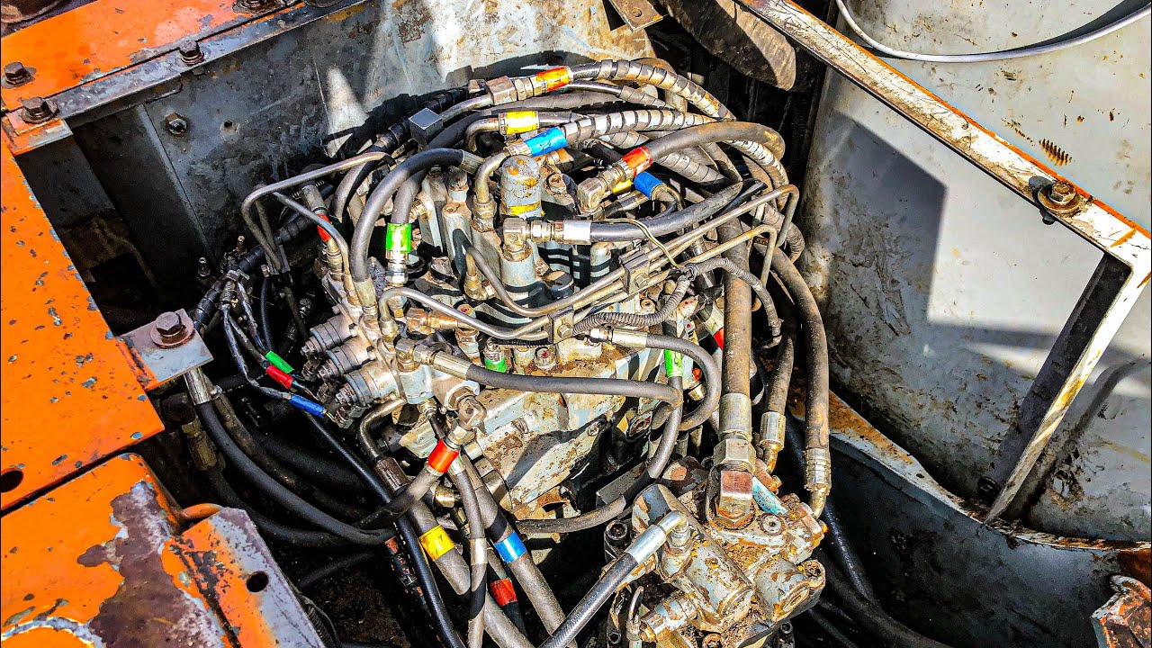 HITACHI EX120-5 Control Valve Service