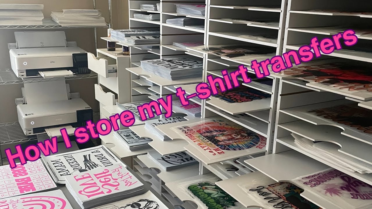 Simply Tidy System from Michaels for my Dtf, Screenprint and Sublimation Transfers & et8550 review