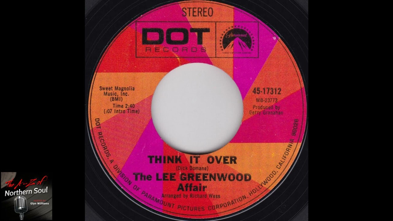 The Lee Greenwood Affair - Think It Over - (1969)