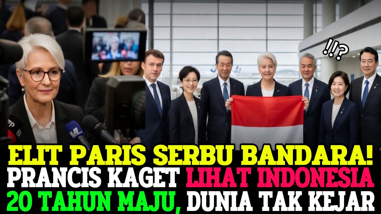 790 ELIT PRANCIS SERBU BANDARA, PERCAYA PRANCIS TERTINGGAL 15 TAHUN—MEREKA KE INDONESIA!
