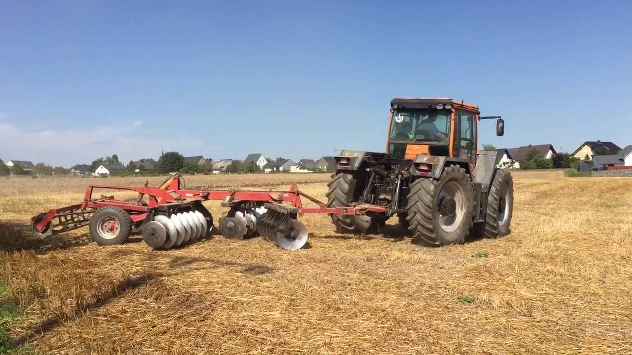 Doppstadt Trac 160 mit Rau Ratio Scheibenegge, Disc Harrow