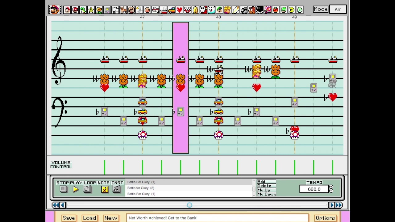 Mario Paint | Battle for the Glory! - Dragon Quest IV: Chapters of the Chosen