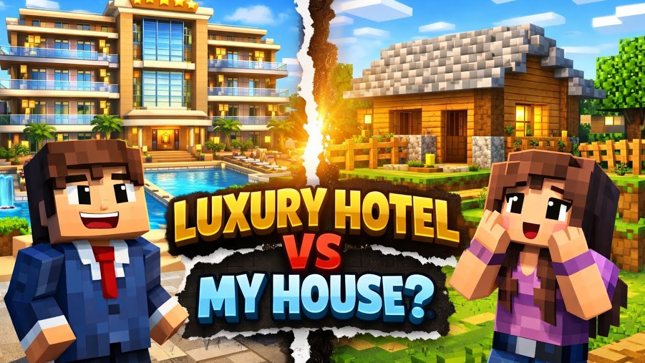 END OF 5⭐ LUXURY HOTEL SERIES 😱 | FULL HOTEL + MY HOME TOUR 🏨🏠 | Minecraft