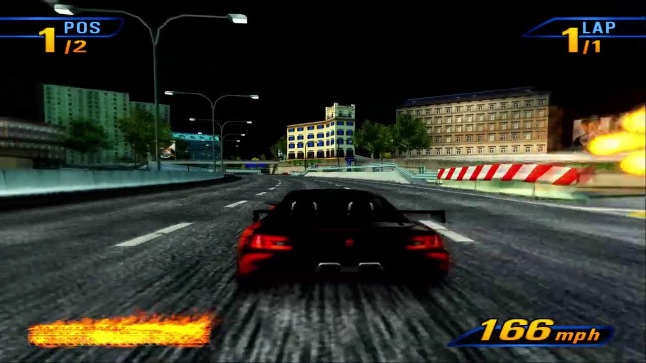 GOLD DOMINATOR COUPE Burnout 3 Takedown USA 8 FROZEN PEAK FACE-OFF 1 バーンアウト3 フローズンピーク フェイスオフ 1 橫衝直撞3