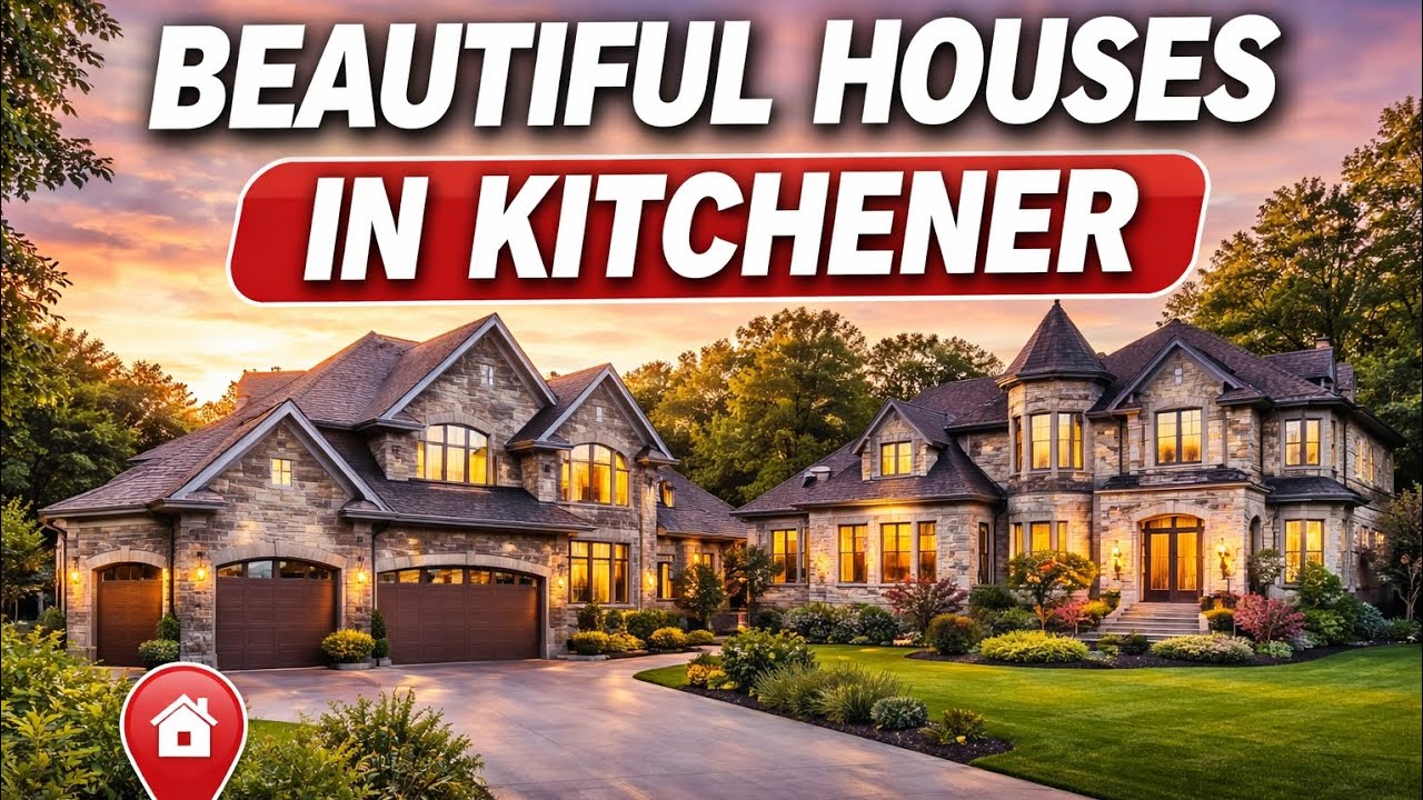 Beautiful Houses in Kitchener, Ontario 🇨🇦 | Scenic Neighborhood Driving Tour
