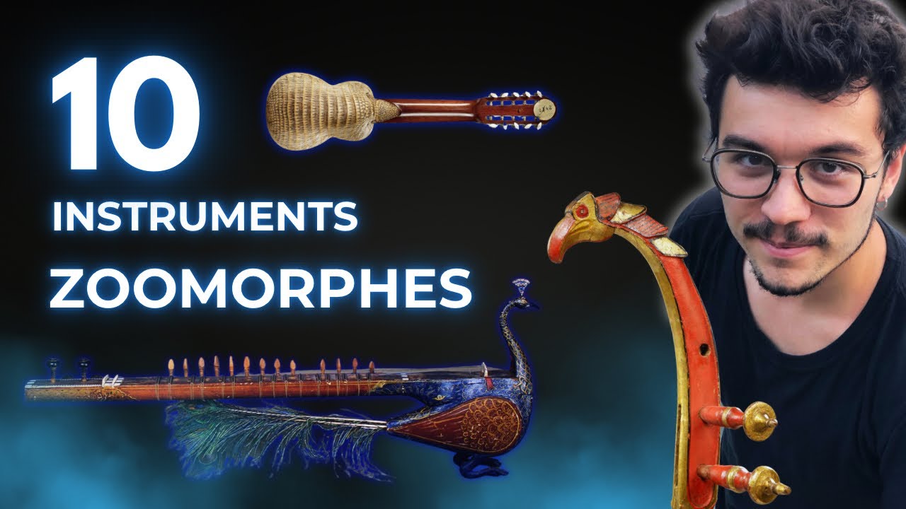 10 Instruments zoomorphes ! Tigre, Chien, Paon, Antilope, Crocodile...