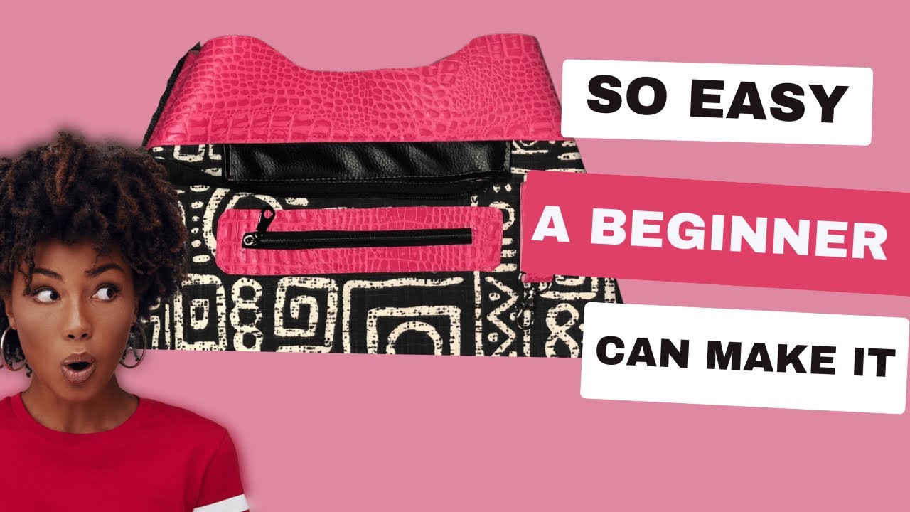 How to install a zipper overlay into your bag. Beginner bag maker series.