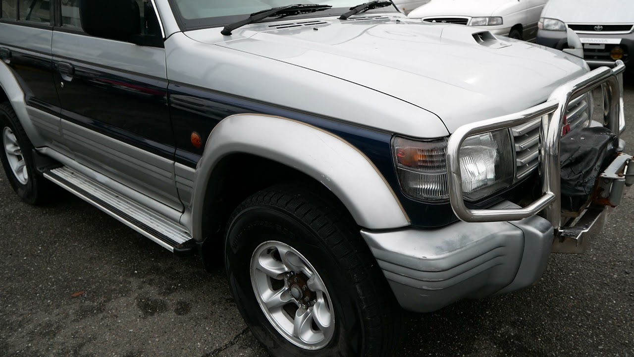 1996 MITSUBISHI PAJERO V46 TURBO DIESEL Intercooler 4WD super select oem winch jdm rhd