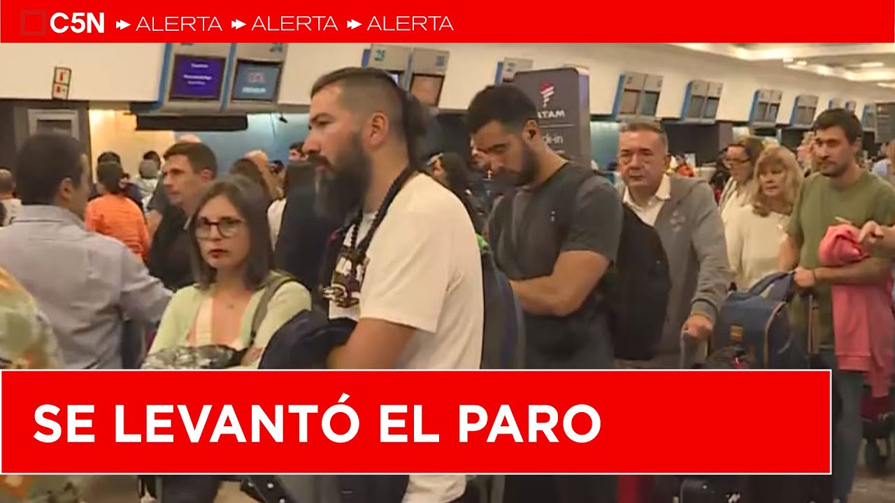 AEROPARQUE: se LEVANTÓ el PARO de la ASOCIACIÓN del PERSONAL AERONÁUTICO