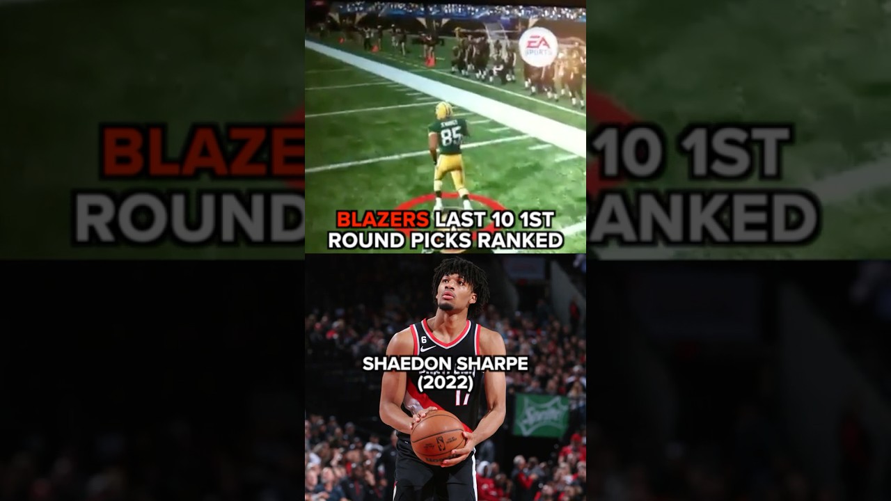 RANKING BLAZERS 1ST ROUND PICKS #blazers #nba #shorts