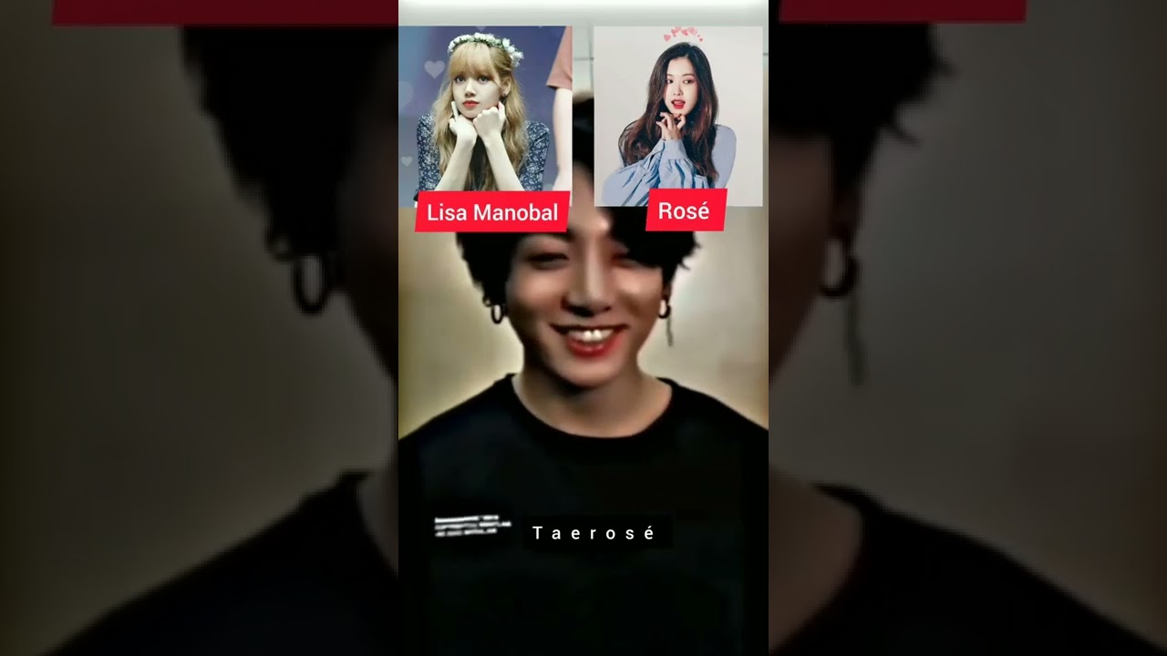 Taeros&eacute; Liskook💜#taerose #liskook #taerosekook #lisa #jungkook #ros&eacute; #taehyung #vrose #rosekook #bts