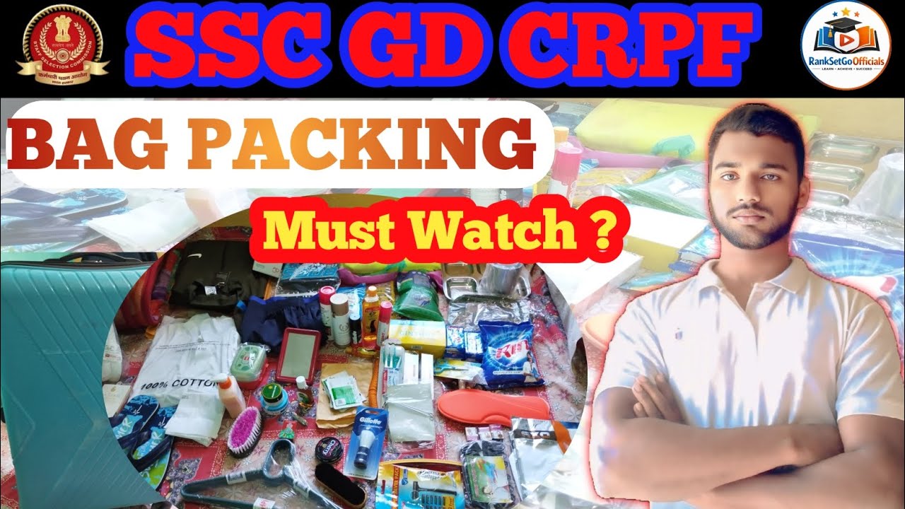 SSC GD CRPF BAG PACKING ( Must Watch) @bittugupta971  Like Share Subscribe 