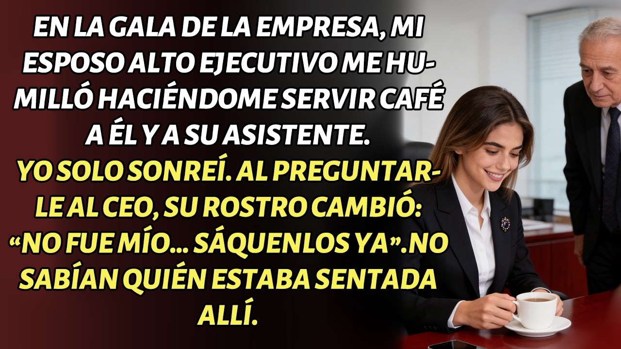 MI ESPOSO EJECUTIVO ME HUMILLÓ EN LA GALA. SONREÍ. EL CEO PALIDECIÓ: “NO FUE MÍO”.